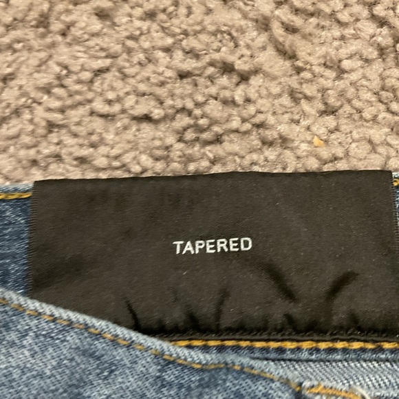 Balmain Paris Vintage Tapered MOTO Jeans Pants Back to School Y2K sz 29 Like New - Picture 6 of 11